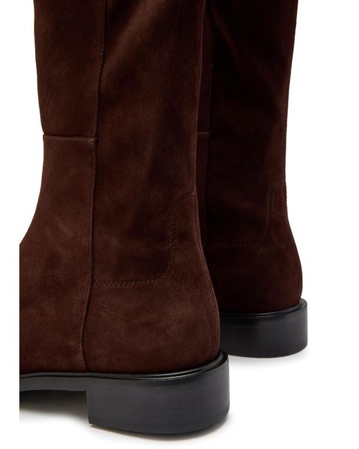 Stuart Weitzman Brown 5050 Gisele Suede Knee-High Boots