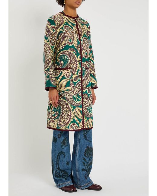 Etro Multicolor Reversible Jacquard Jacket