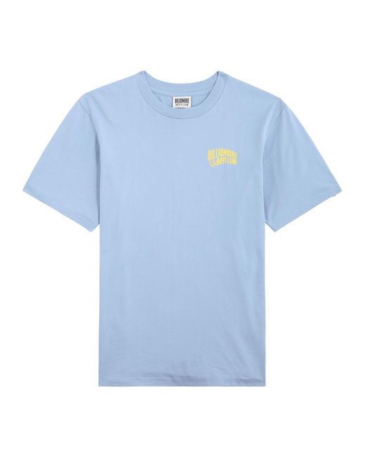 BBCICECREAM Blue Arch Logo Cotton T-Shirt for men