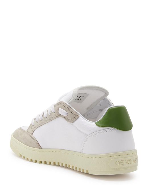 Off-White c/o Virgil Abloh White 5.0 Panelled Canvas Sneakers