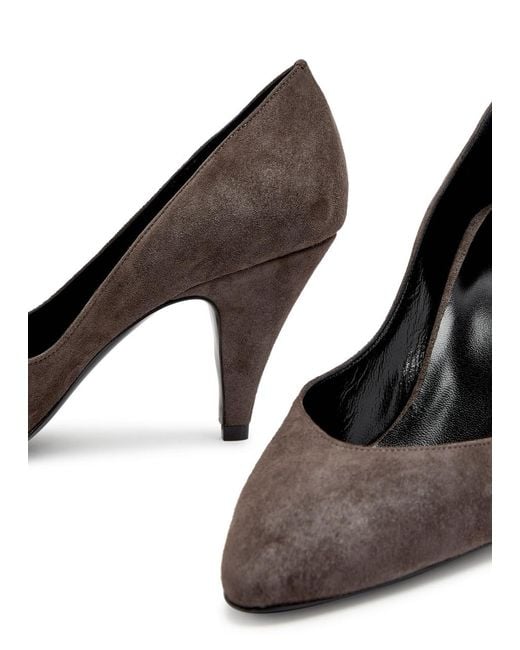 Jude Brown Haze 75 Suede Pumps
