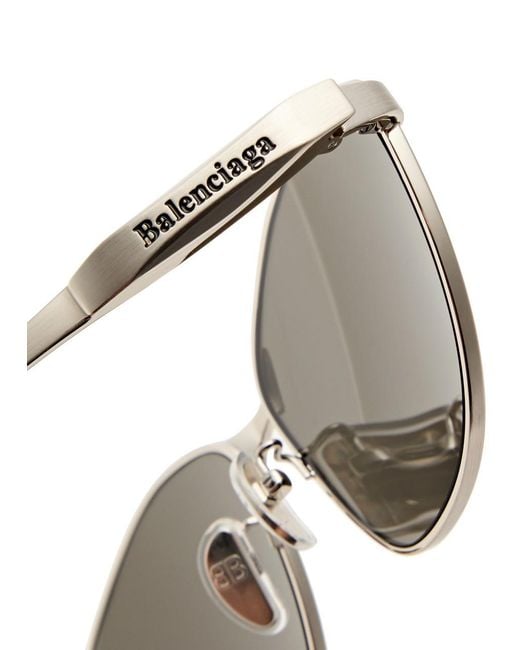 Balenciaga Metallic Cat-Eye Sunglasses for men