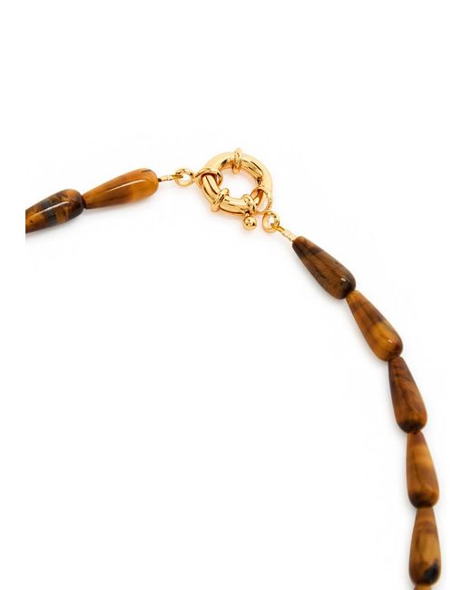 Timeless Pearly White Ginevra Shell Beaded Necklace