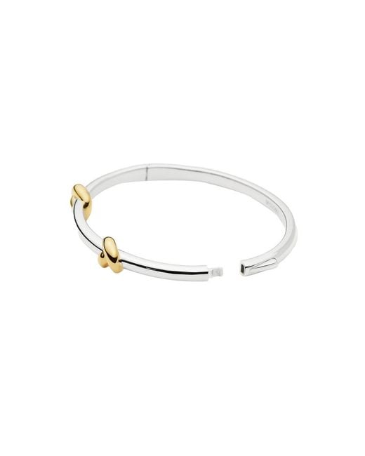 Missoma White X Lucy Williams Knot Bangle