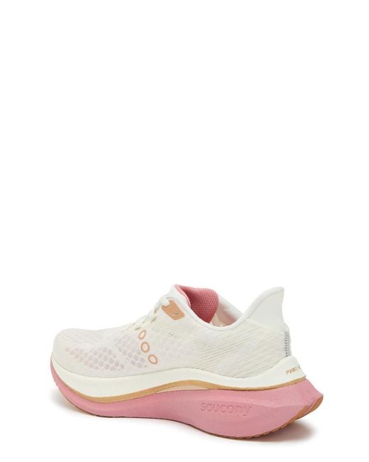 Saucony White Endorphin Speed 5 Mesh Sneakers
