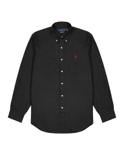 Polo Ralph Lauren Black Cotton-poplin Shirt for men