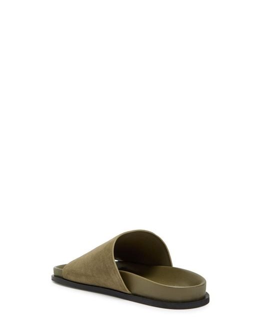 A.Emery Green Luca Woven Leather Sliders