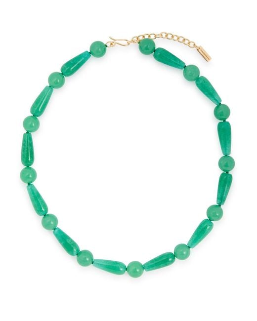 Completedworks Green The Depths Of Time Beaded Necklace