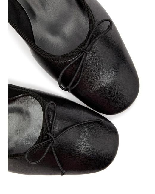 Aeyde Black Onda 20 Leather Pumps