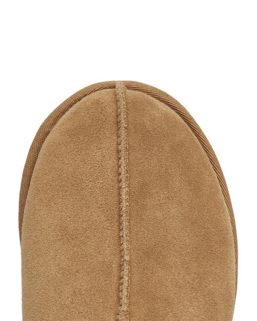 Ugg Brown Tasman Suede Flatform Slippers