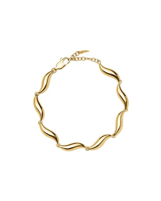Missoma Metallic Savi Signature 18Kt-Plated Bracelet