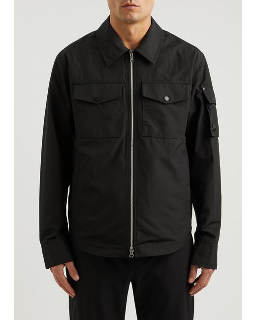 Moose Knuckles Black Charlesbourg Shell Jacket for men