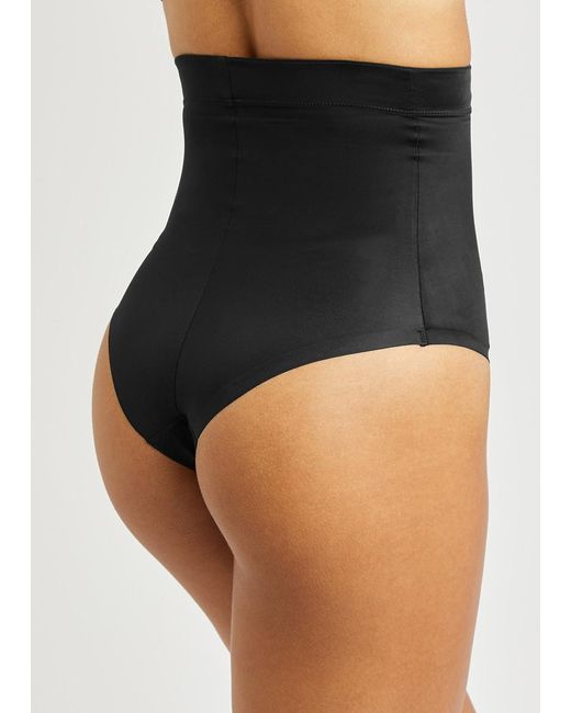 Spanx Black Suit Your Fancy High-waisted Thong