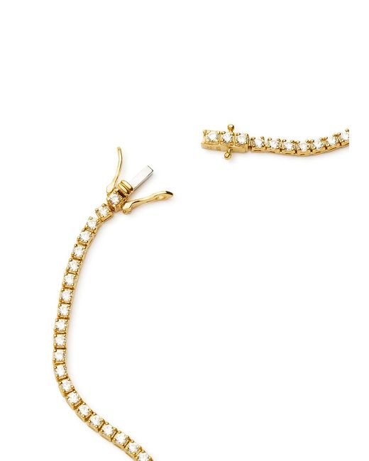 Missoma White Classic Tennis 18Kt-Plated Necklace