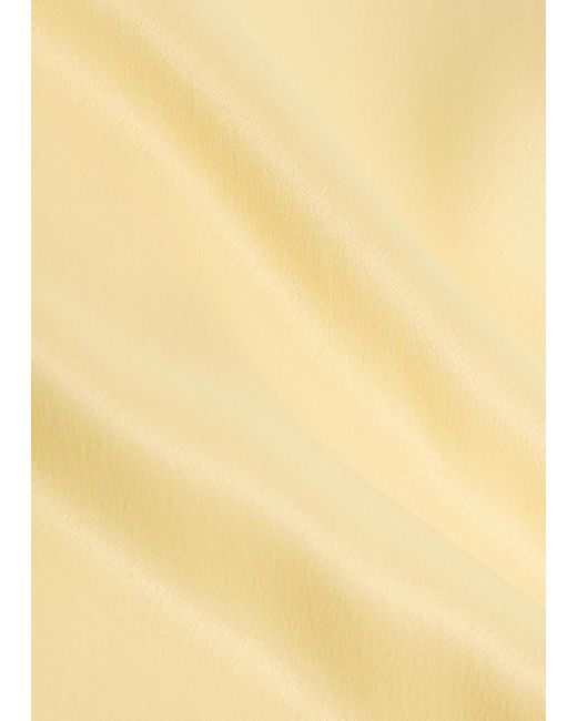Vince Yellow Satin Top