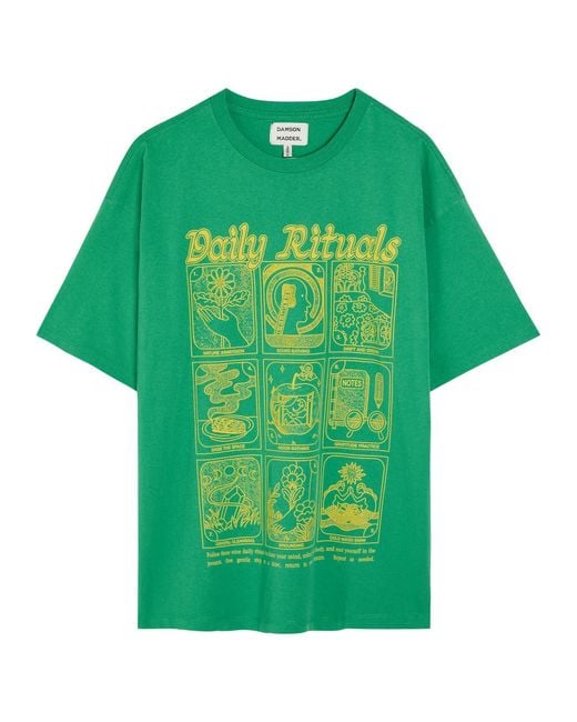 Damson Madder Green Daily Rituals Cotton T-Shirt