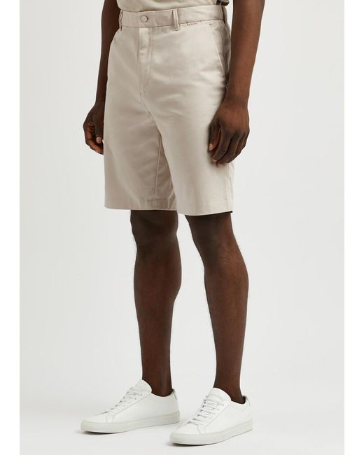 Calvin Klein Natural Stretch-Cotton Shorts for men