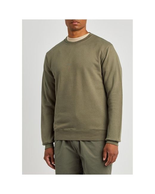 COLORFUL STANDARD Green Cotton Sweatshirt for men