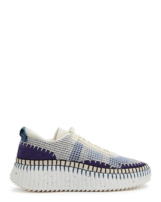 Chloé White Nama Sneaker