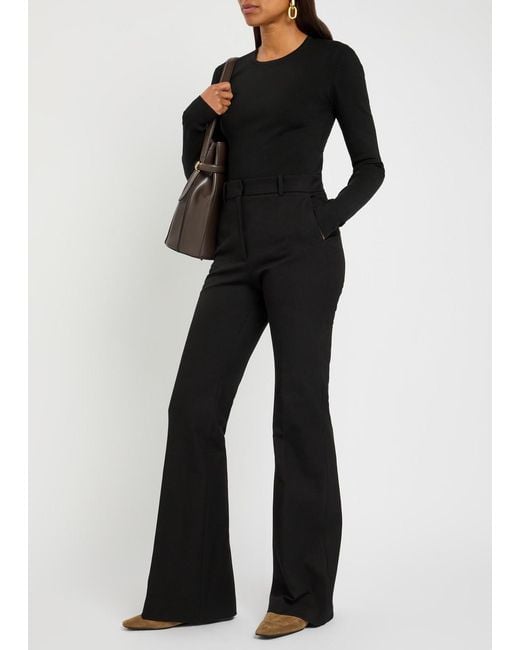 Joseph Black Stretch-Silk Knit Top