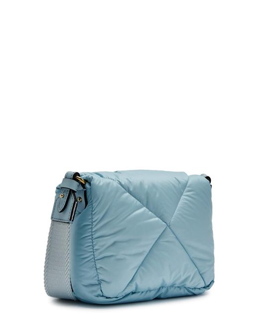 Moncler Blue Mini Shell Cross-body Bag