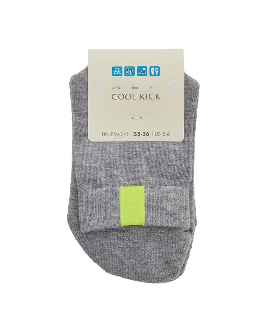 Falke Gray Cool Kick Jersey Sport Socks