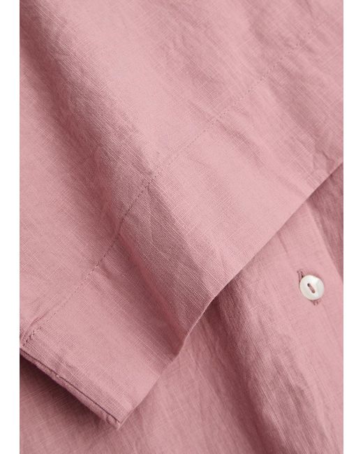 Skall Studio Pink Aggie Cotton-Blend Shirt