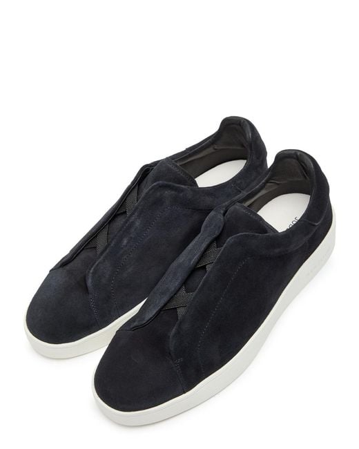 Jude Llow Black Luca Suede Sneakers for men
