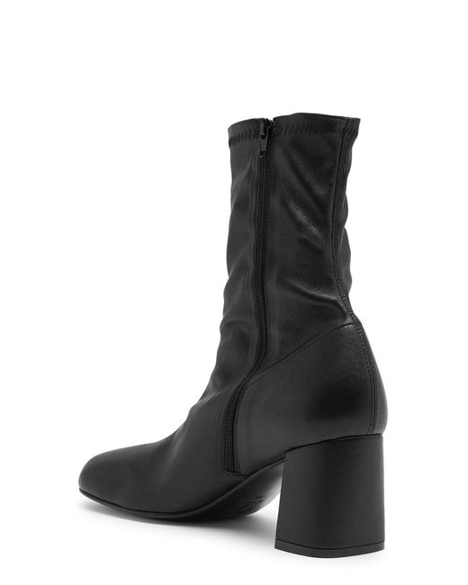Dries Van Noten Black 75 Leather Ankle Boots