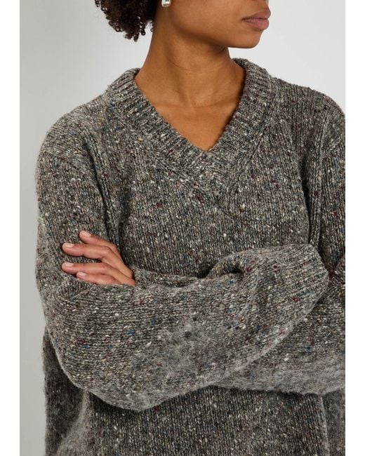 Maison Margiela Gray Wool Jumper