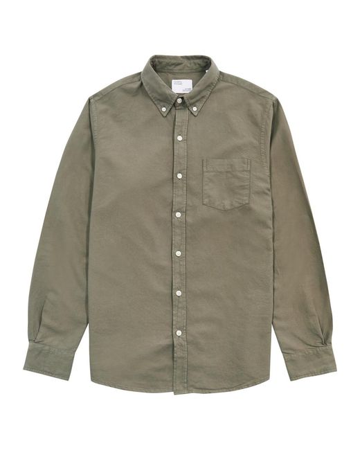 COLORFUL STANDARD Green Cotton Shirt for men