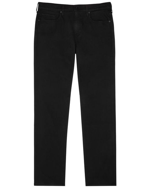 PAIGE Black Normandie Straight-leg Jeans for men