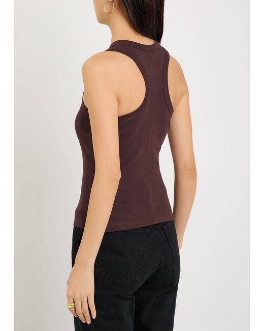 Flore Flore Purple Hannah Cotton Tank