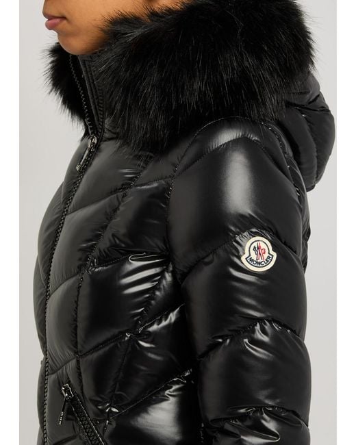 Moncler Black Fulmarus Hooded Quilted Jacket