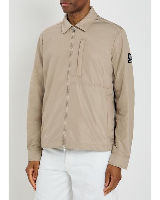 Sandbanks Natural Logo-Appliquéd Nylon Jacket for men