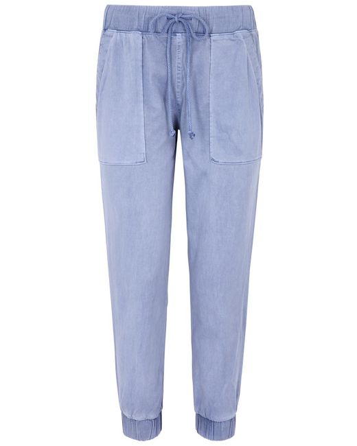 Bella Dahl Blue Brushed Jersey Sweatpants