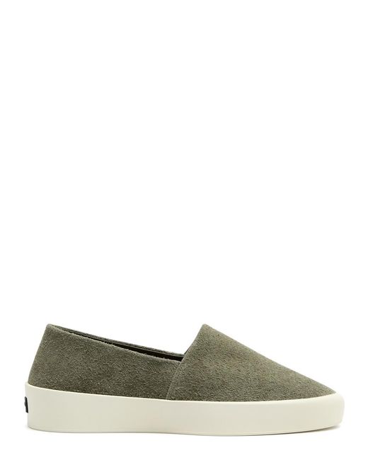 Fear Of God Green Espadrille Suede Sneakers for men