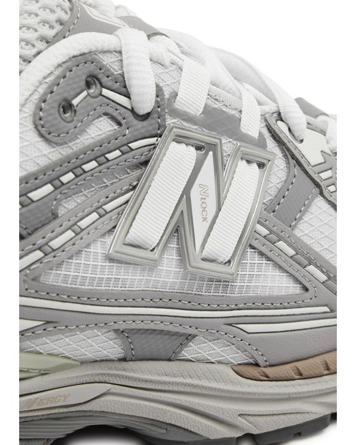 New Balance White 1906 Panelled Mesh Sneakers