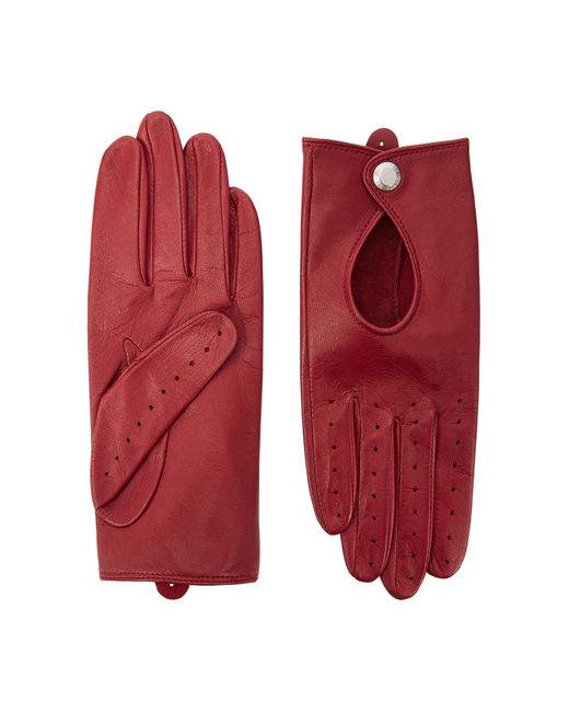 Dents Red Thruxton Leather Gloves