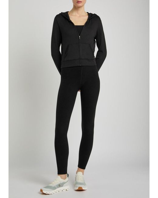vuori Black Clean Elevation Stretch-Jersey Leggings