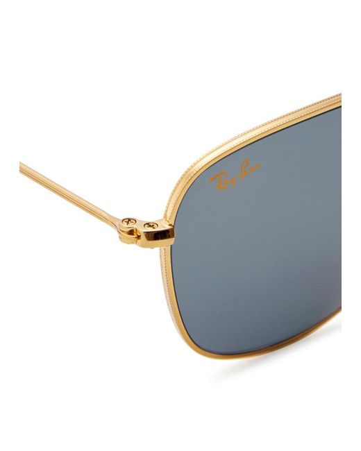 Ray-Ban Blue Frank Legend Oval-frame Sunglasses