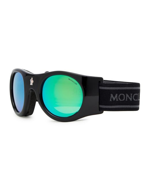 Moncler Green X Rick Owens Mirrored Ski goggles