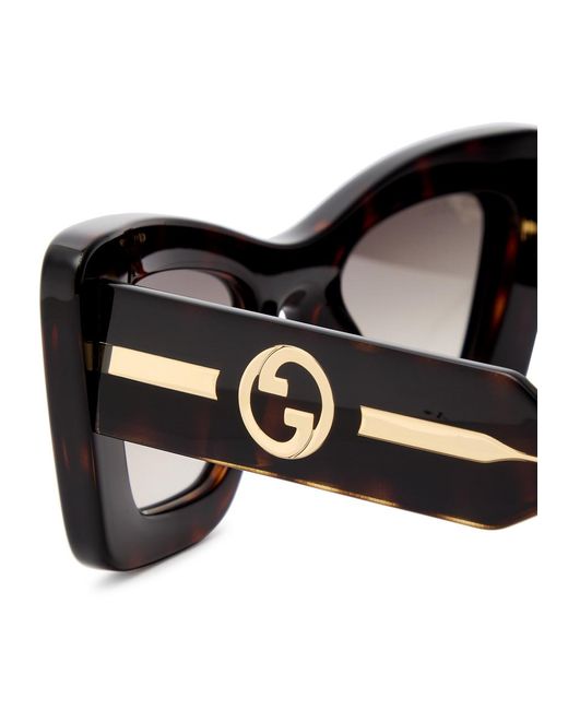 Gucci Brown Cat-Eye Sunglasses for men