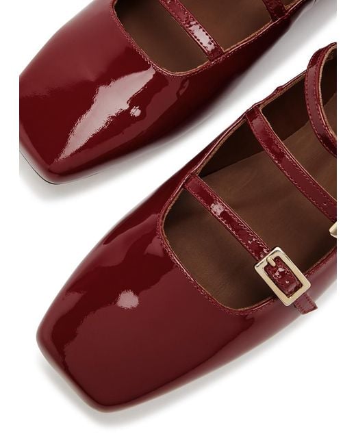 Alohas Red Luke Patent Leather Ballet Flats