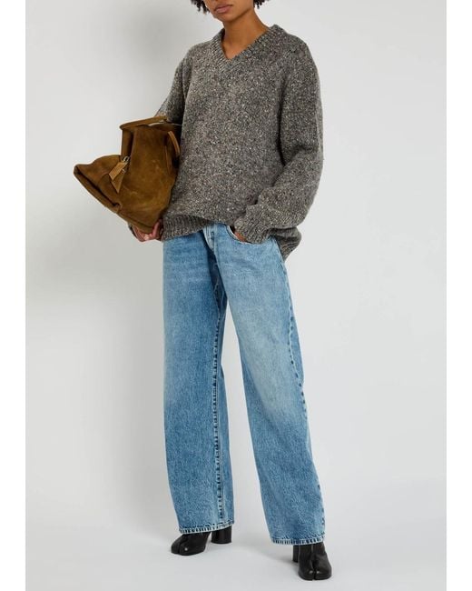 Maison Margiela Gray Wool Jumper