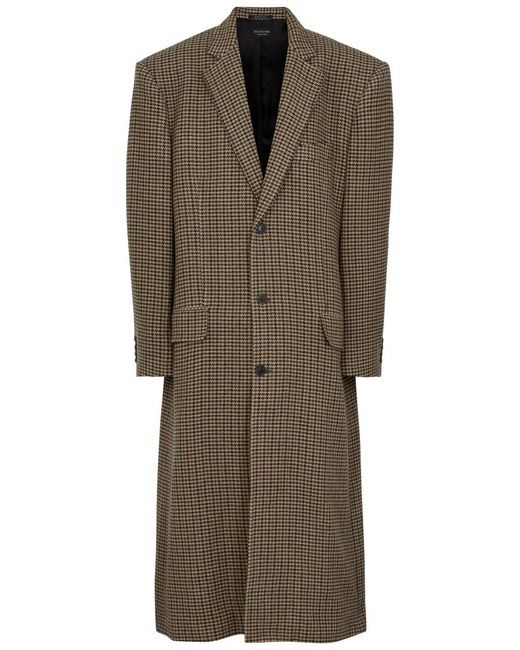 コート BALENCIAGA WOOL BLEND COAT BALENCIAGA Hourglass double-breasted wool-blend twill coat