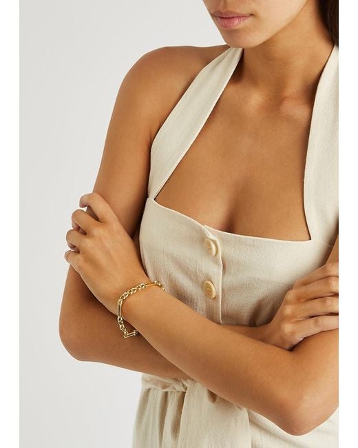 Missoma Metallic Axiom 18Kt-Plated Chain Bracelet