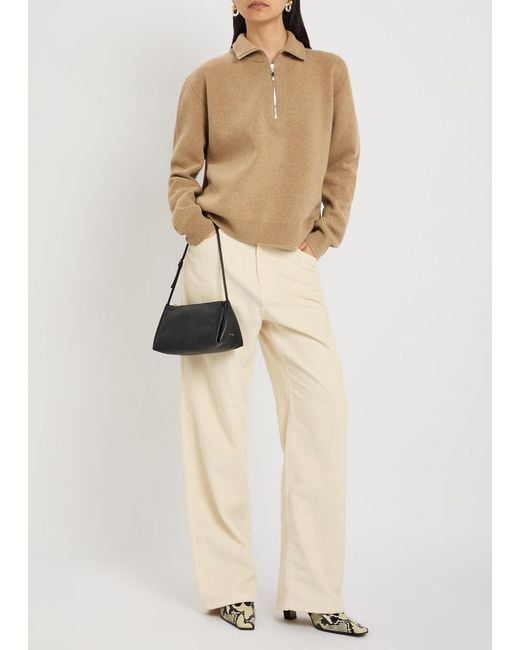 Rohe Natural Half-Zip Wool-Blend Jumper
