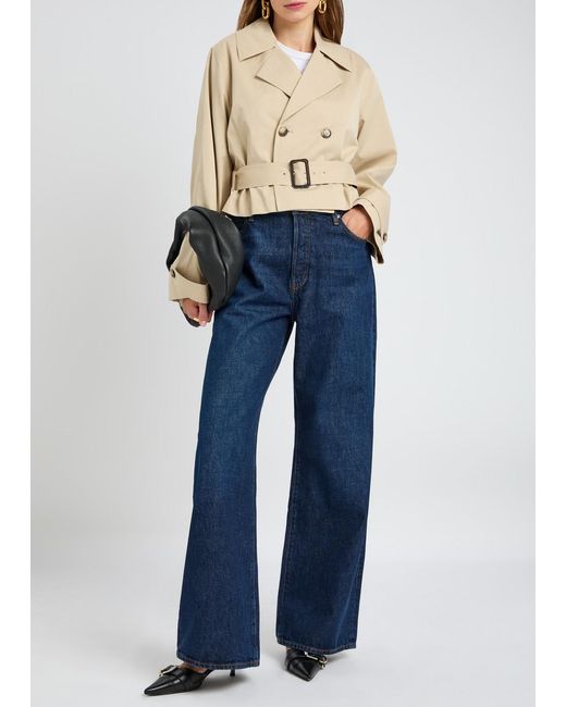 FRAME Blue The Loose Wide-Leg Jeans