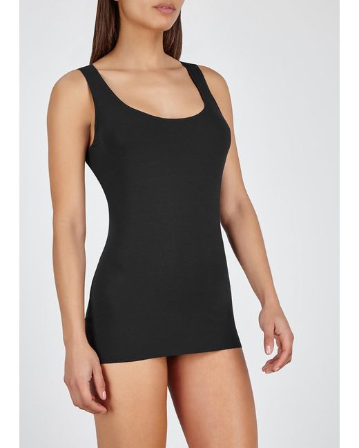 Wolford Black Pure Seamless Stretch-Jersey Top